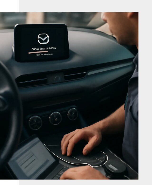 Установка приложений Mazda на мультимедийную систему в Учалах